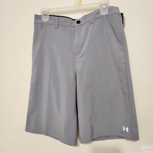 Under Armour Golf Shorts Youth Size 20 Gray Keeps You Cool